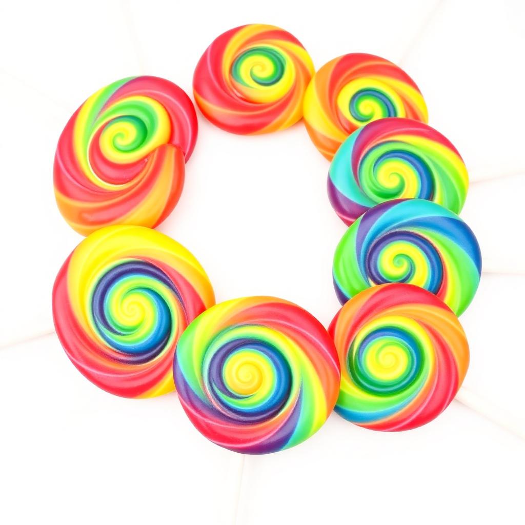 Rainbow Lollipops (100 pcs) Wholesale — wholesale Lollipops
